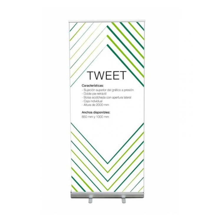 Roll Up Twett | Display | Roll Up | Banderas Garsan