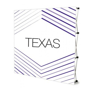 Pop Up Textil Texas Recto + 2 Focos + Bolsa | Banners | Banderas Garsan