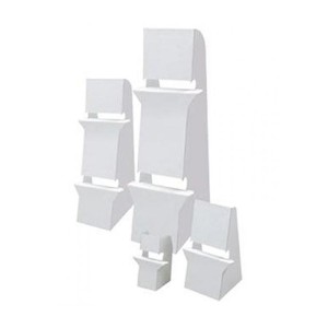 Peana Cartón Blanco | Especialidades Outdoor | Banderas Garsan