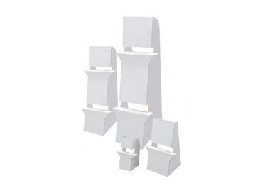 Peana Cartón Blanco | Especialidades Outdoor | Banderas Garsan