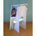 Peana Cartón Blanco | Especialidades Outdoor | Banderas Garsan