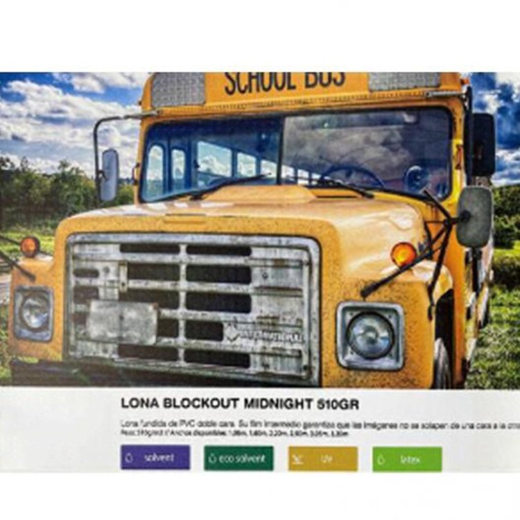 Lona Blockout Midnight 510gr | Lonas Doble Cara | Banderas Garsan