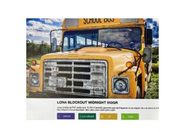 Lona Blockout Midnight 510gr | Lonas Doble Cara | Banderas Garsan