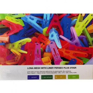 Lona Mesh with Liner Perseo Plus 370gr | Lonas Mesh | Banderas Garsan