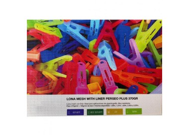 Lona Mesh with Liner Perseo Plus 370gr | Lonas Mesh | Banderas Garsan
