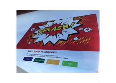 Vinilo Spider Transparente (P) 100MIC | Vinilos Monoméricos Spider | Banderas Garsan