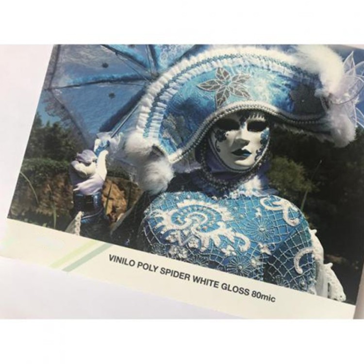 Vinilo Poly Spider Blanco Brillo 80MIC | Vinilos Poliméricos Spider | Banderas Garsan
